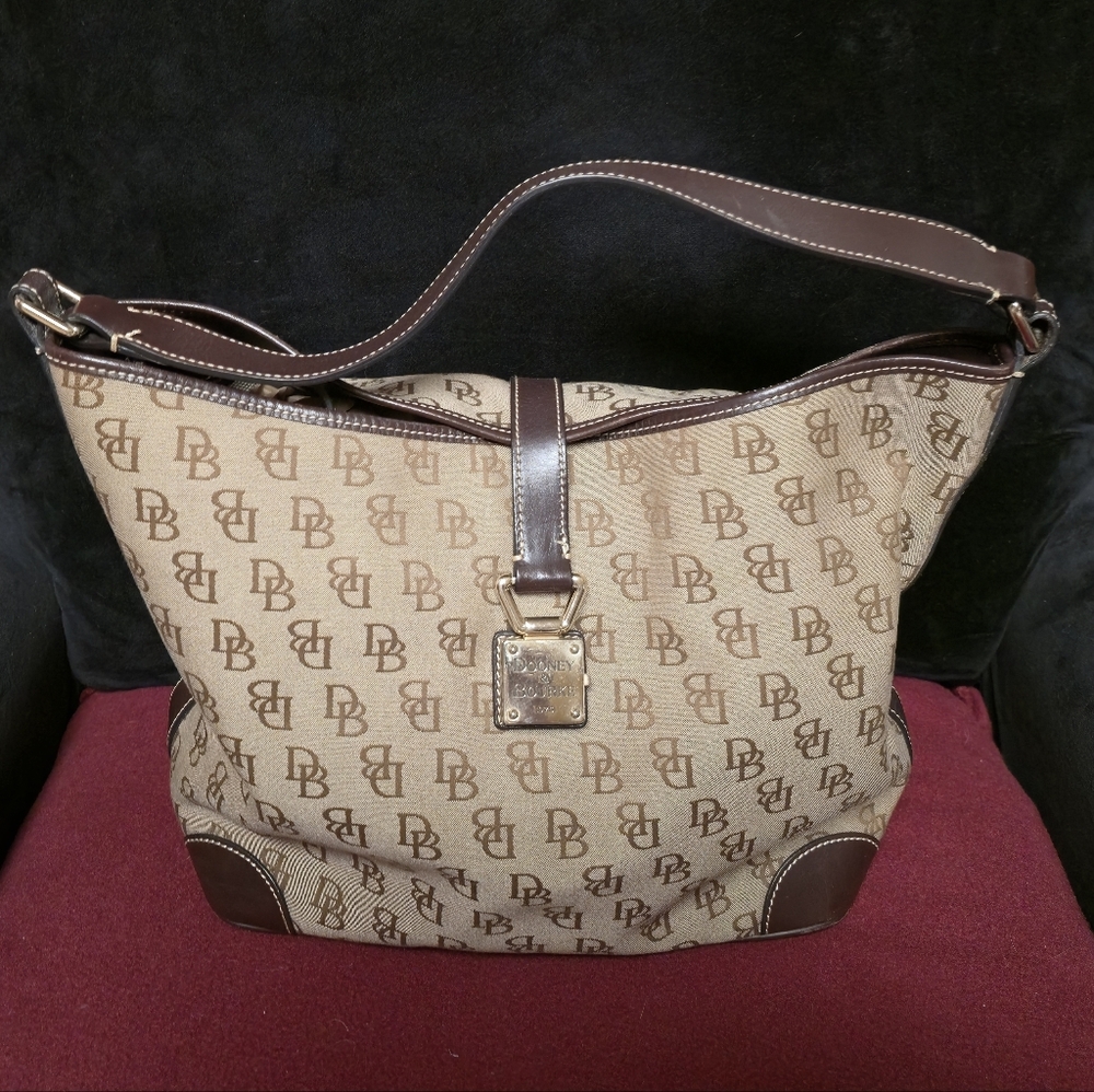 Dooney & Bourke Brown Monogram Tote Bag
